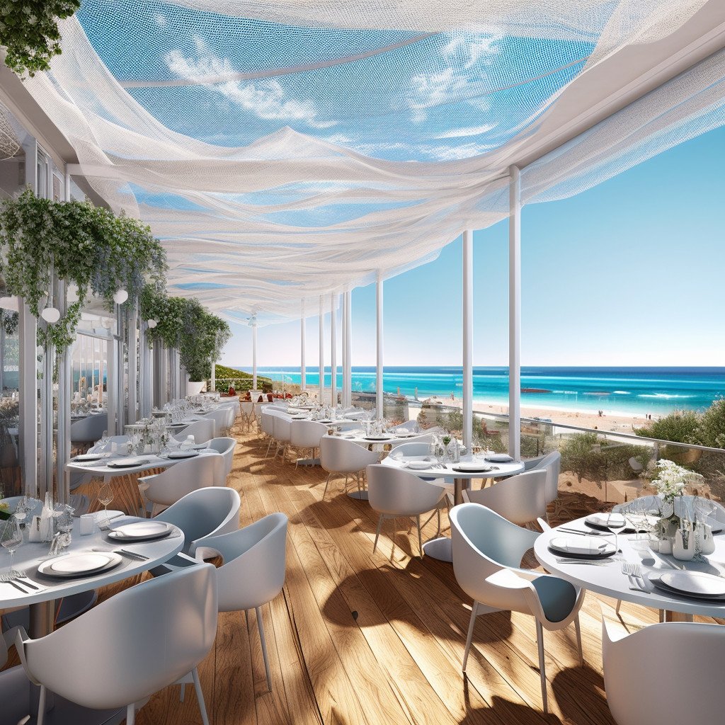 seaside restaurant image