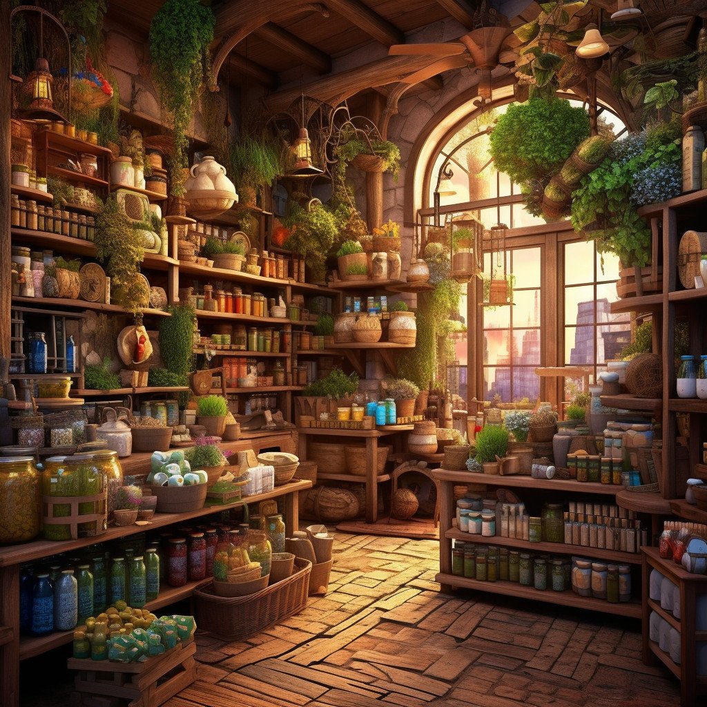 herbal shop image