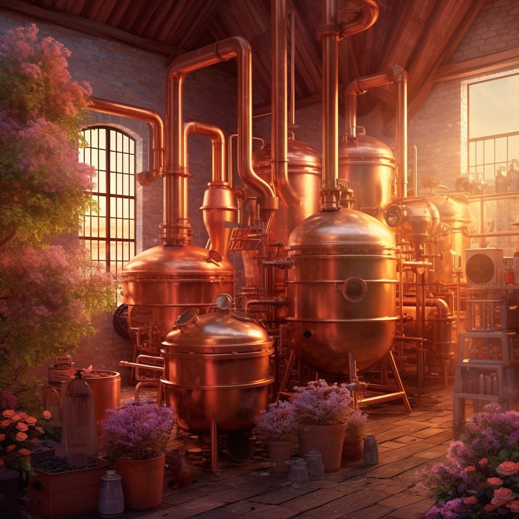 essential oil distillery image