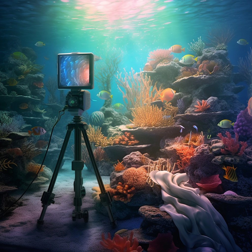 underwater photography studio image