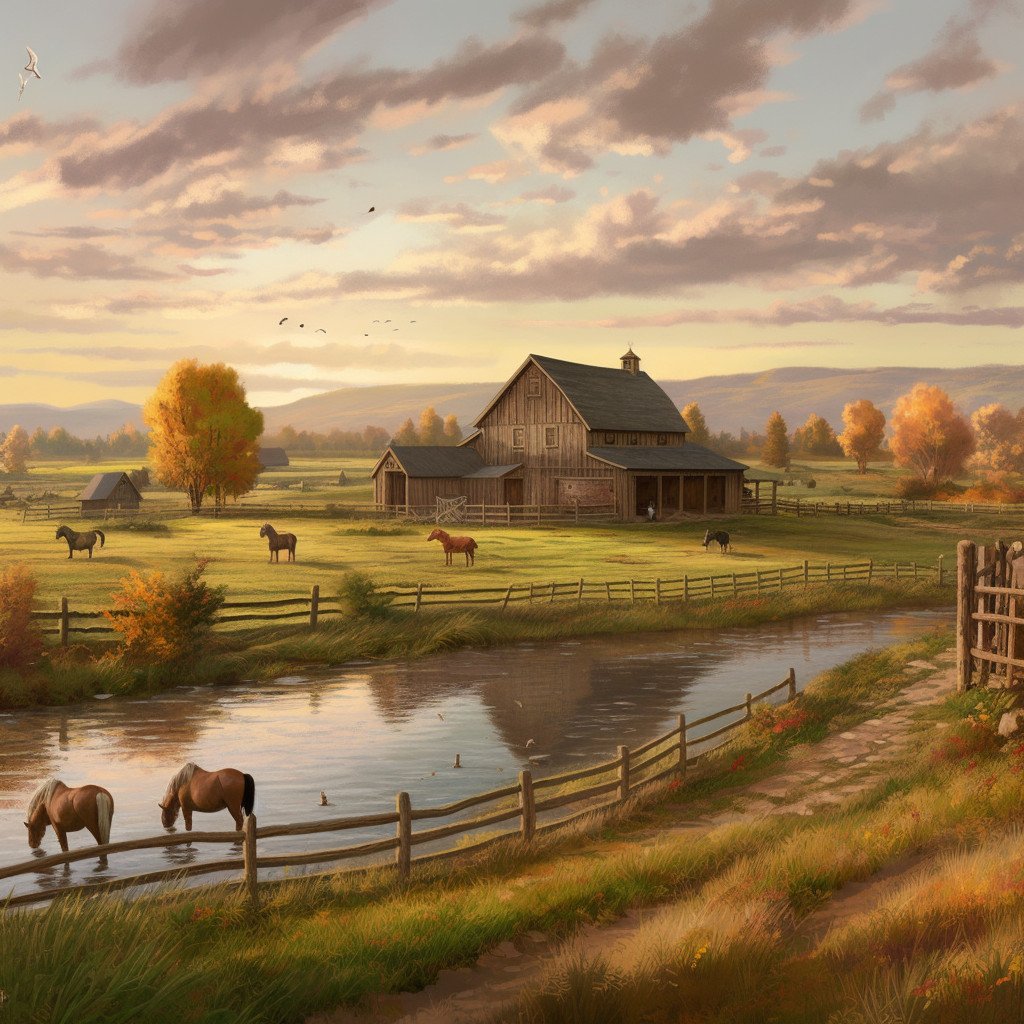 horse farm image