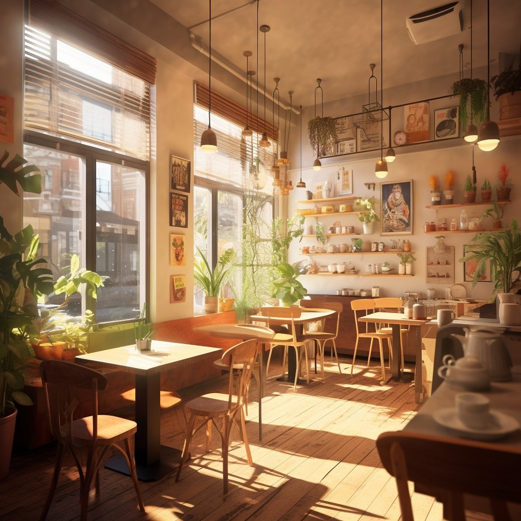 coffee and tea shop image