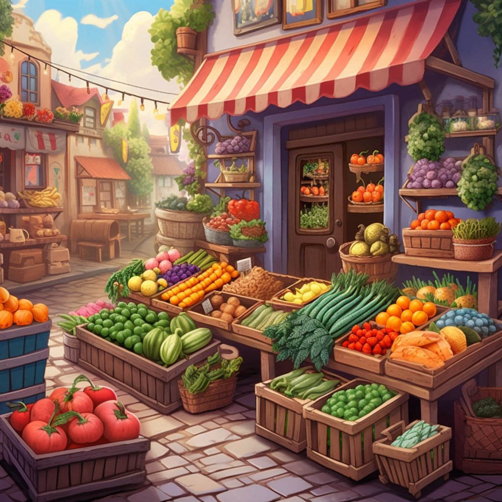 vegetable shop image
