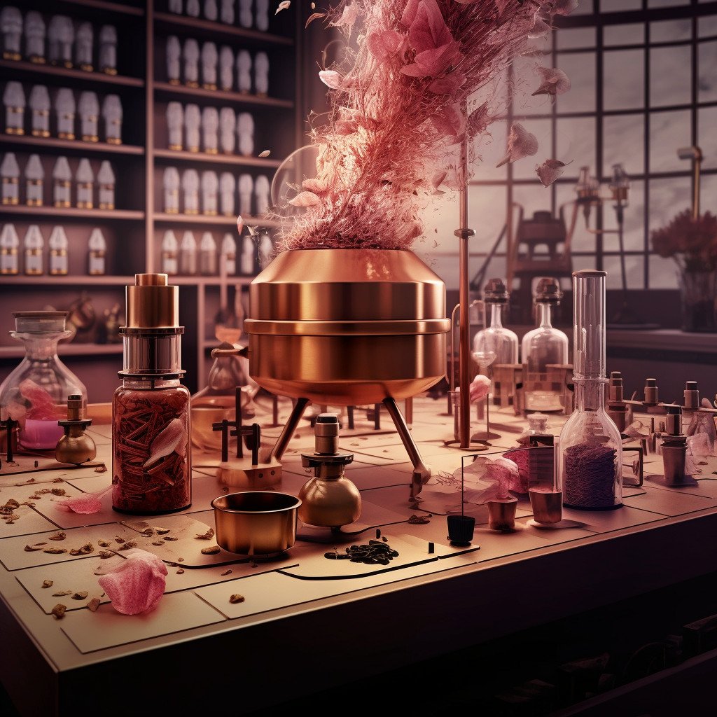 perfume making business image