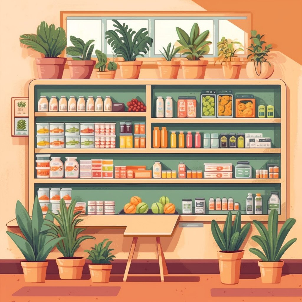 vitamin and nutrition store image