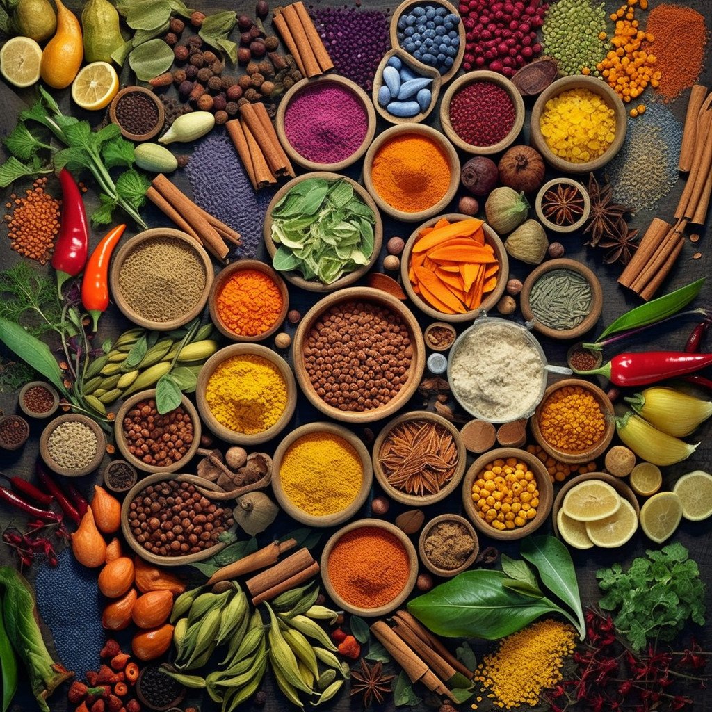 vegan cooking ingredients image