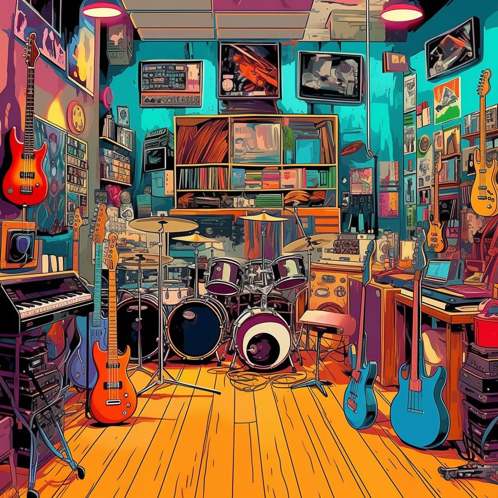 music store image