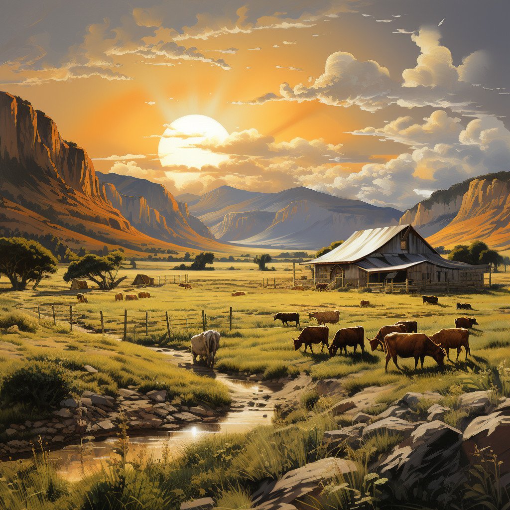 cattle ranch image