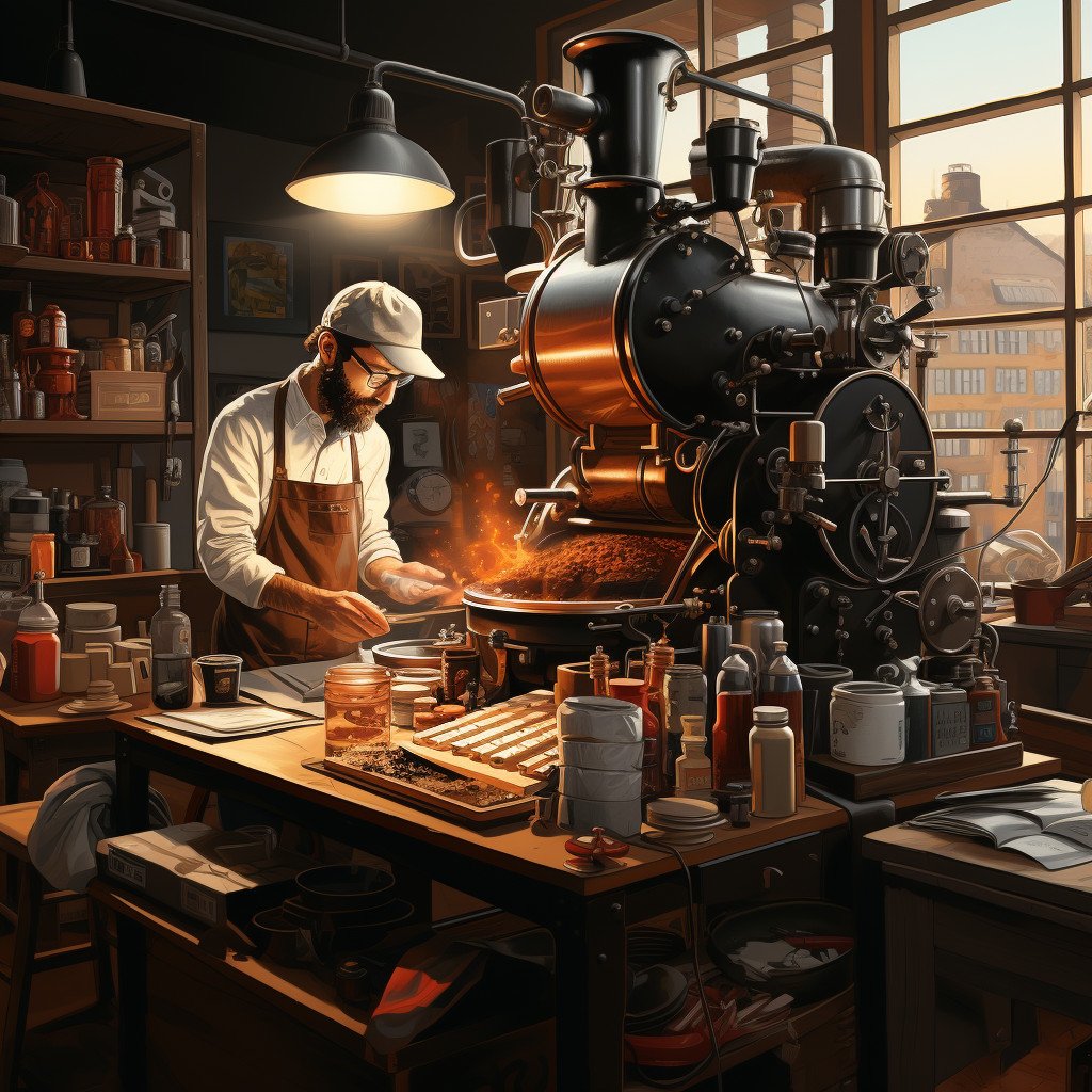 specialty coffee roasting business image