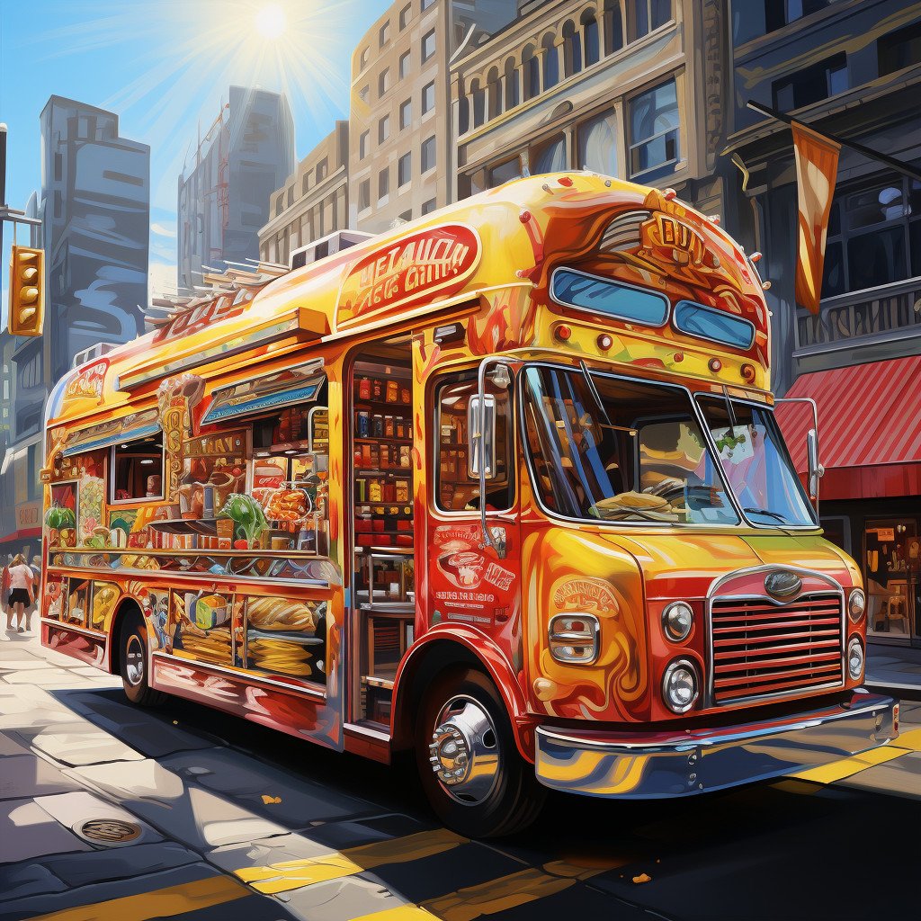 hot dogs food truck image