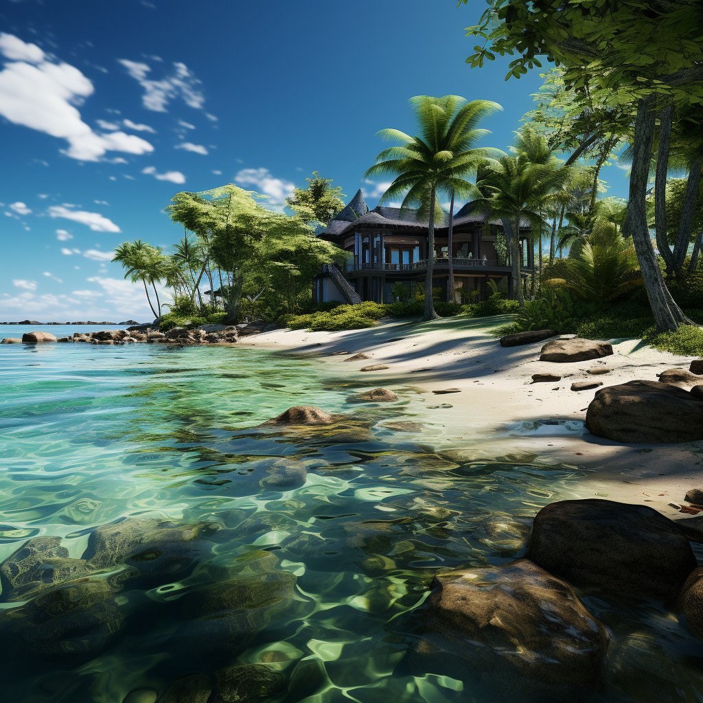 island resort image