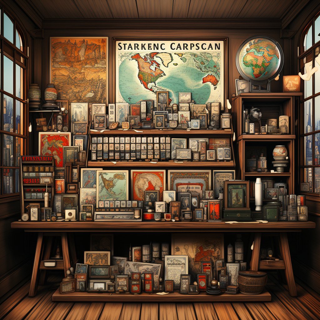 stamp collecting store image