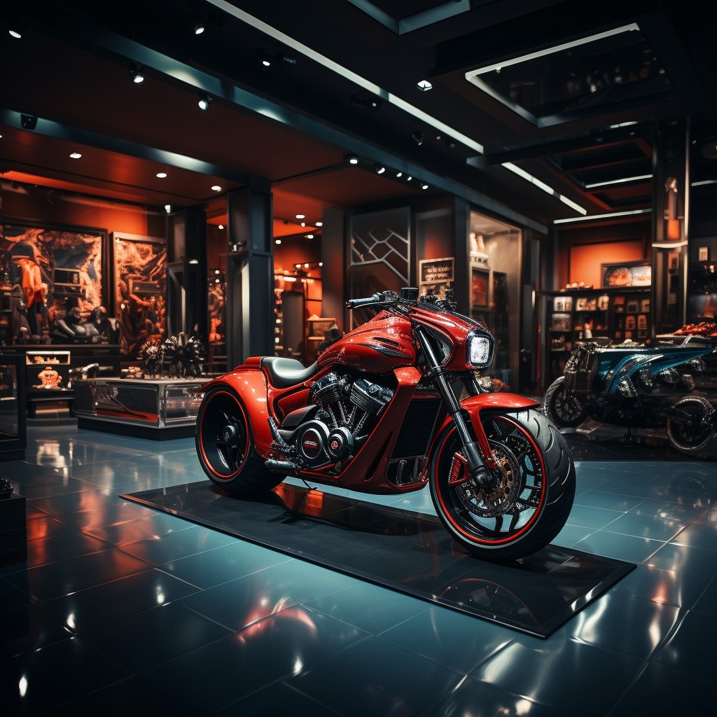 motorcycle shop image