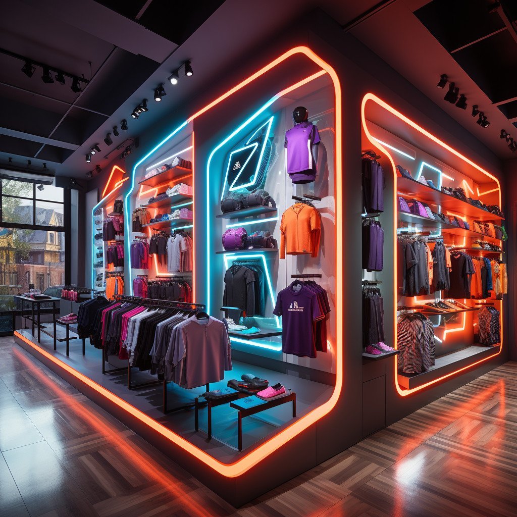 sports apparel store image