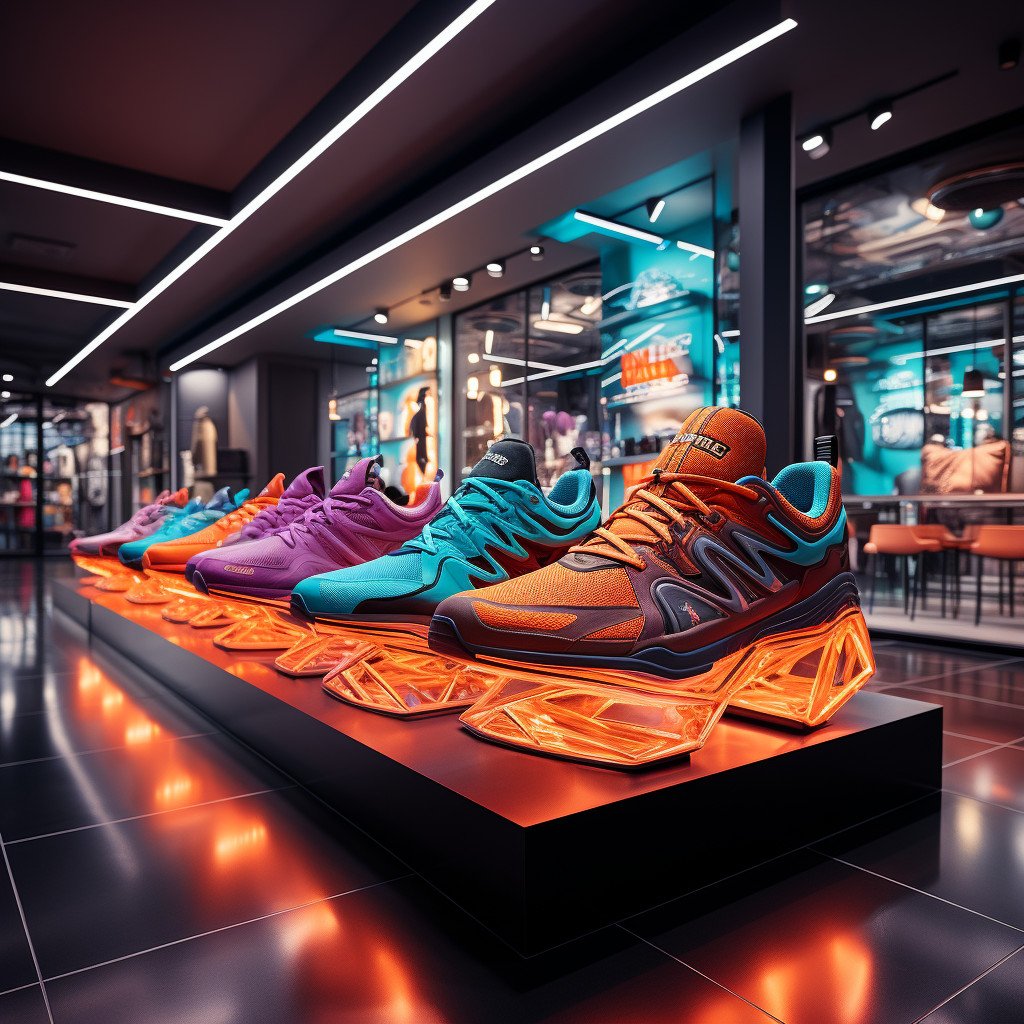 running shoe store image