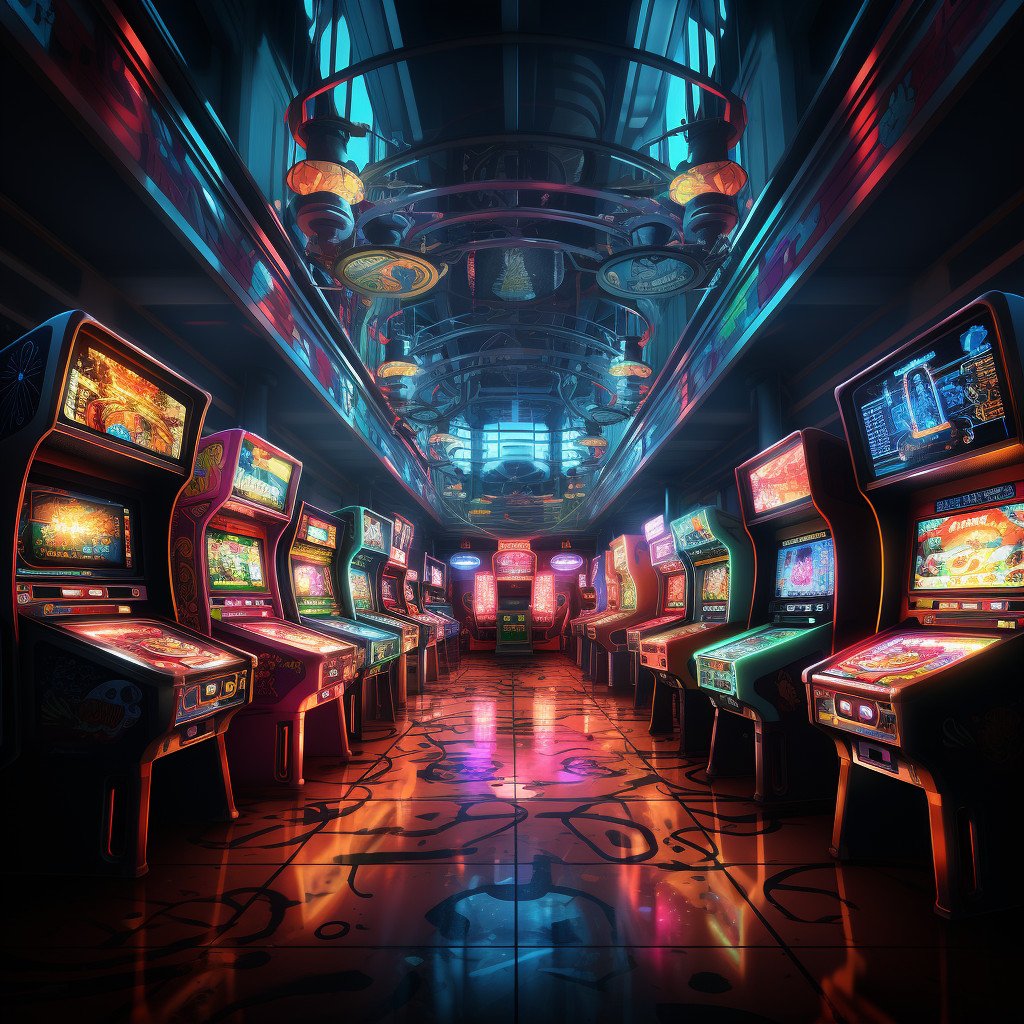 retro arcade center image