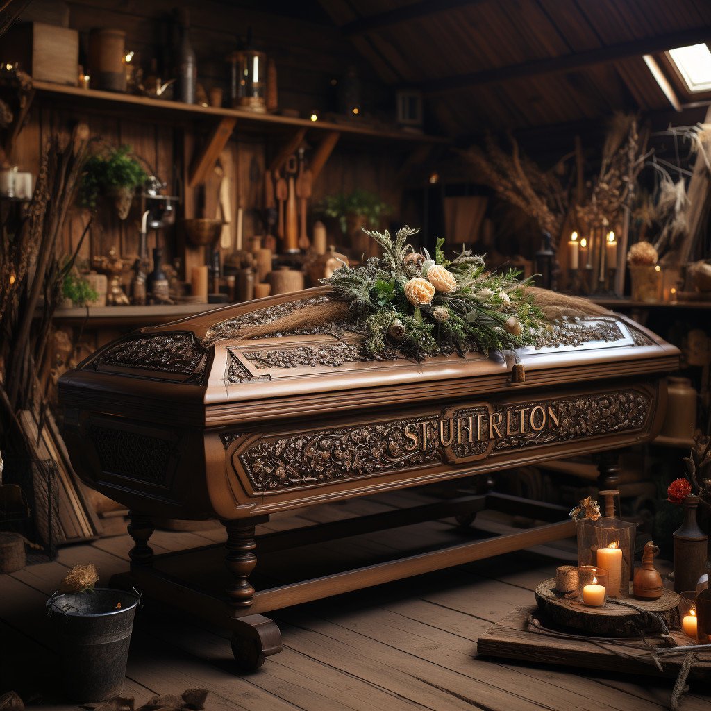 eco friendly coffin maker image