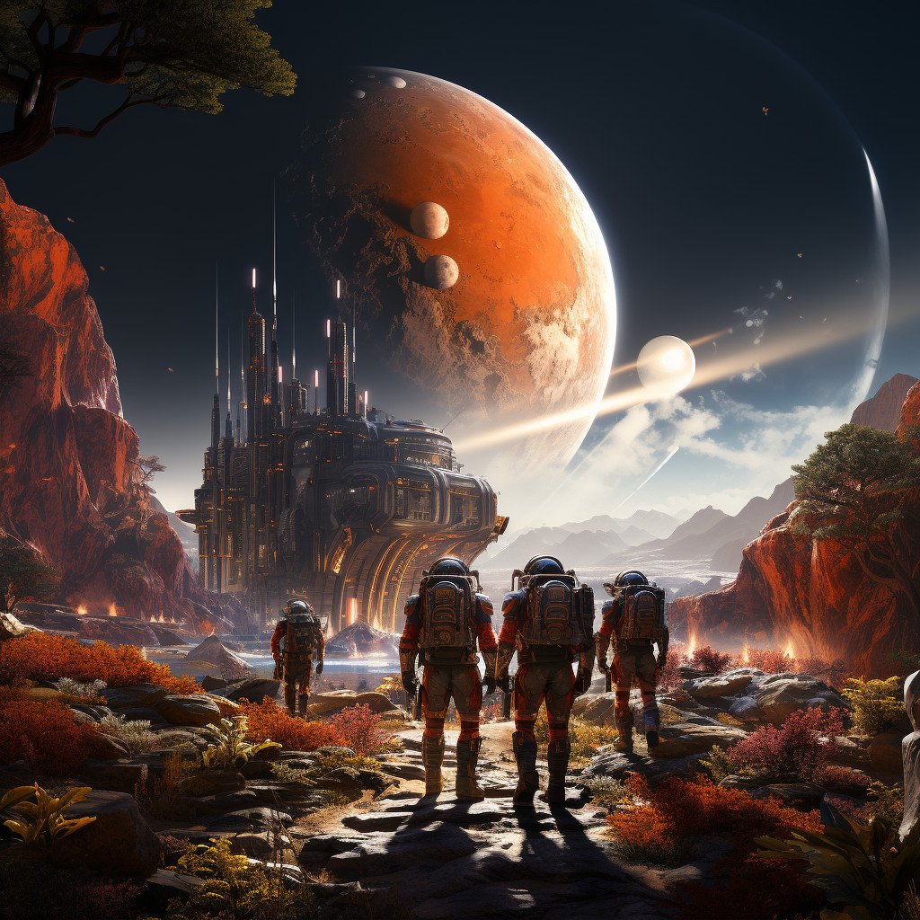 mars colonization simulation game image
