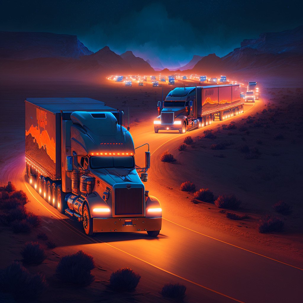 trucking company image