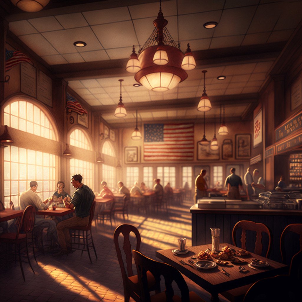 american restaurant image
