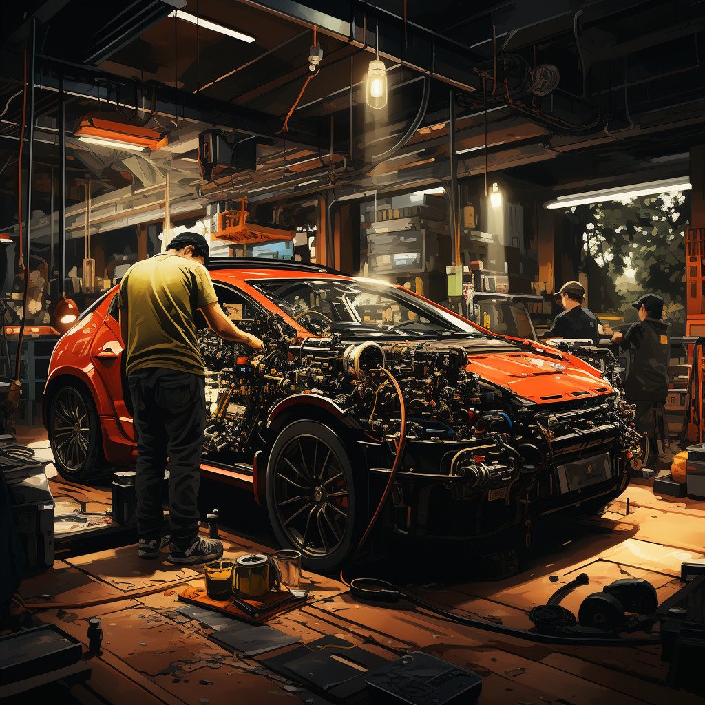 auto repair shop image
