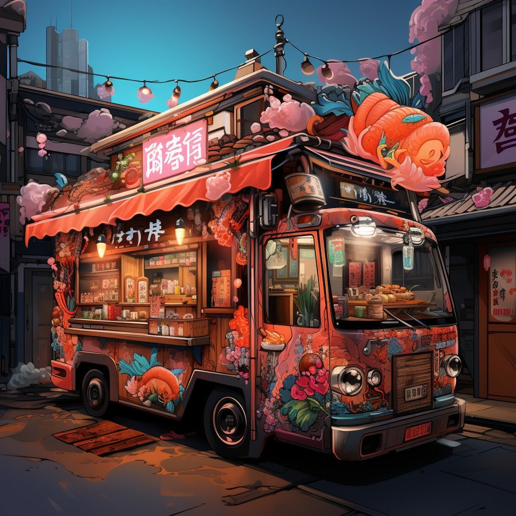 sushi food truck image