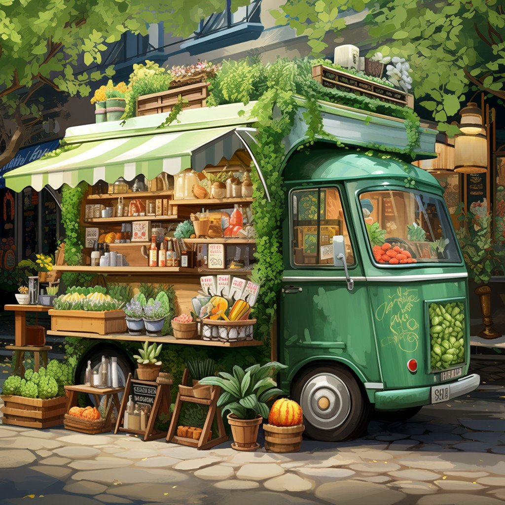farm to table food truck image