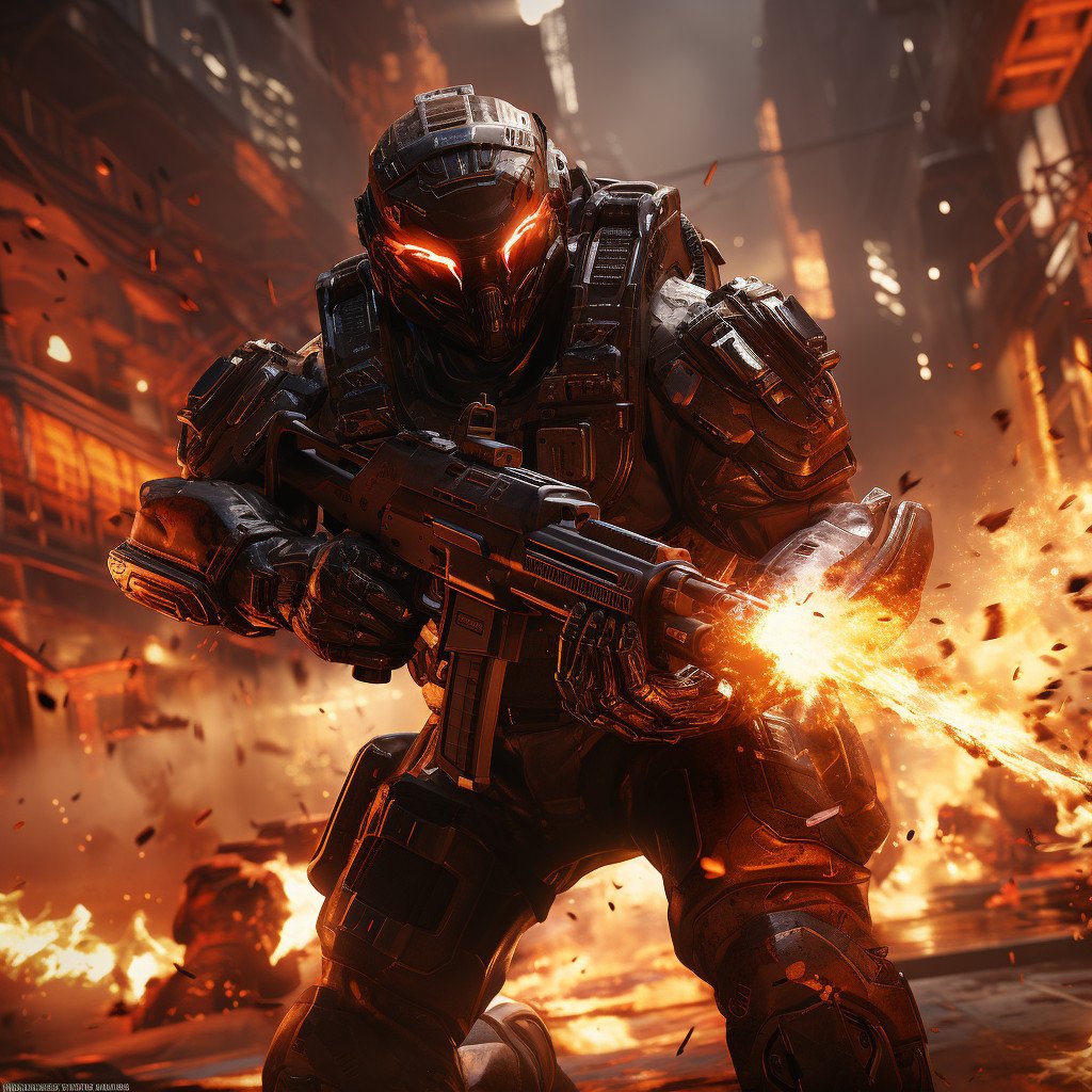 third-person shooter game image