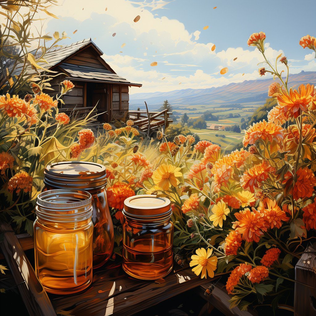honey production business image