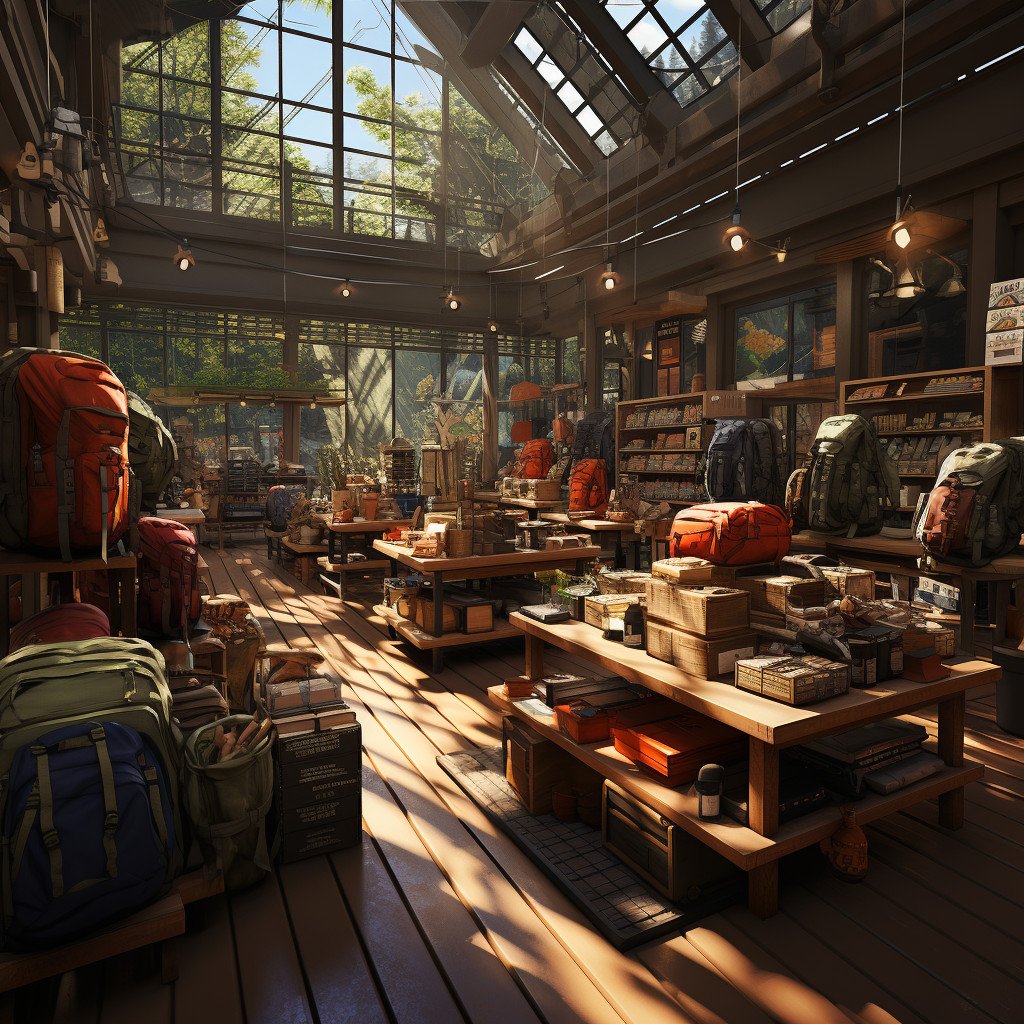 outdoor outfitter store image