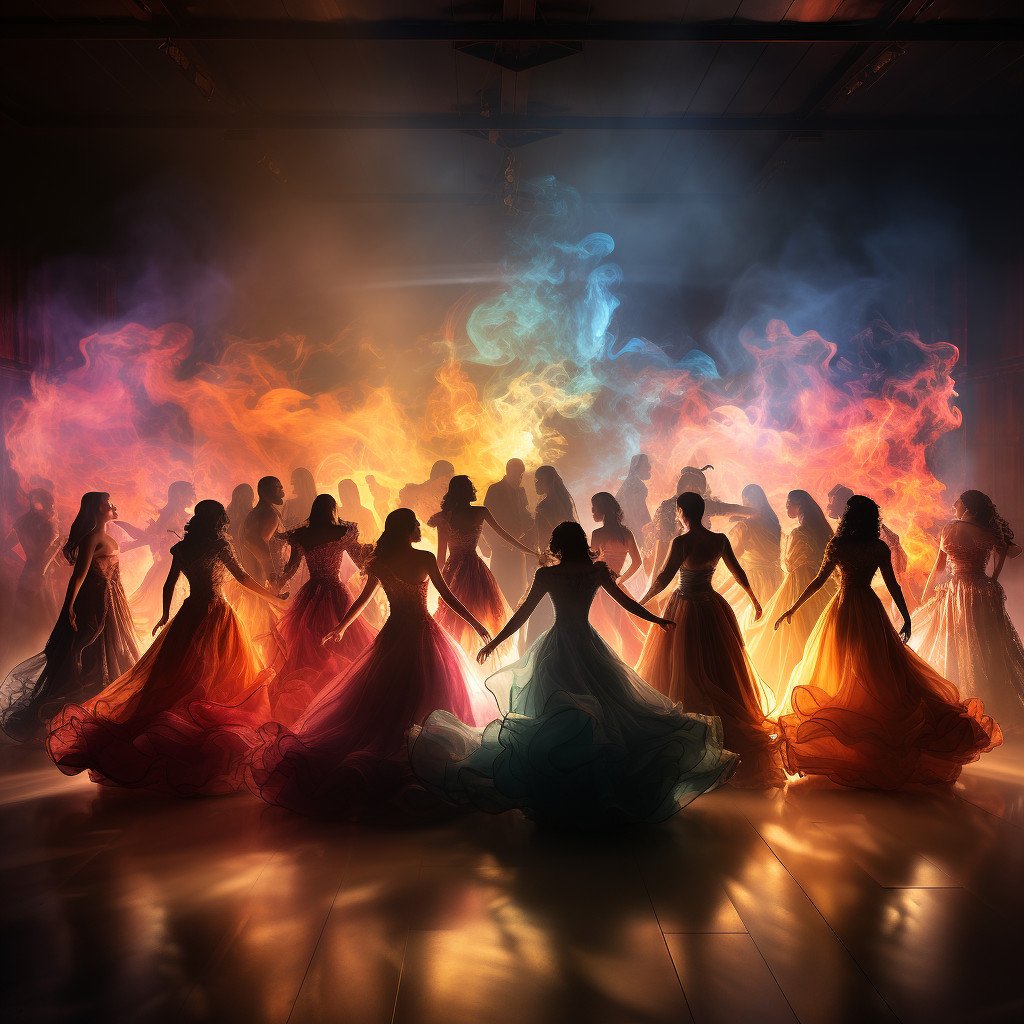 dancing group image