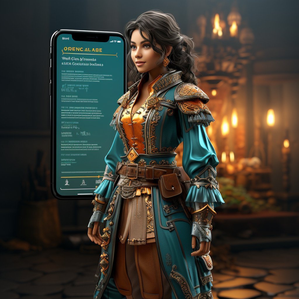 role-playing game app image
