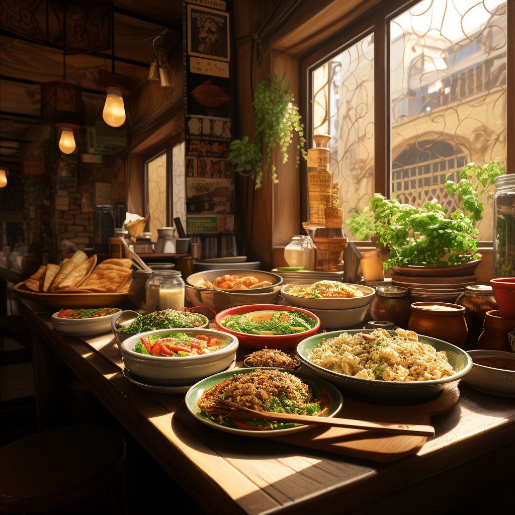 falafel restaurant image