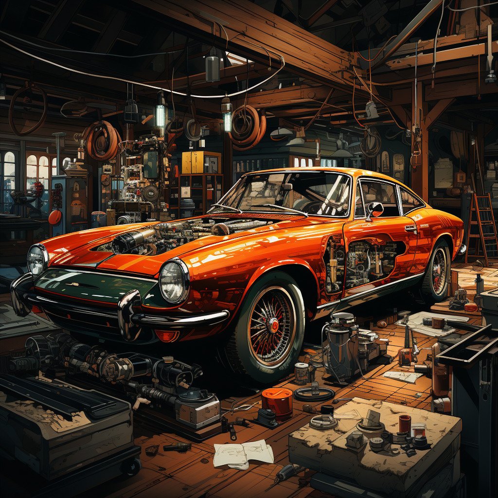 classic car restoration service image