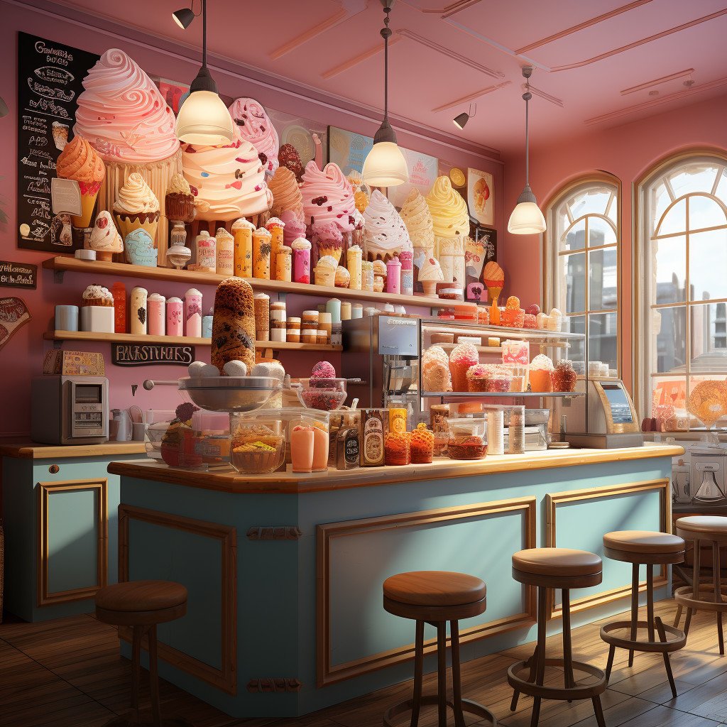 ice cream shop image