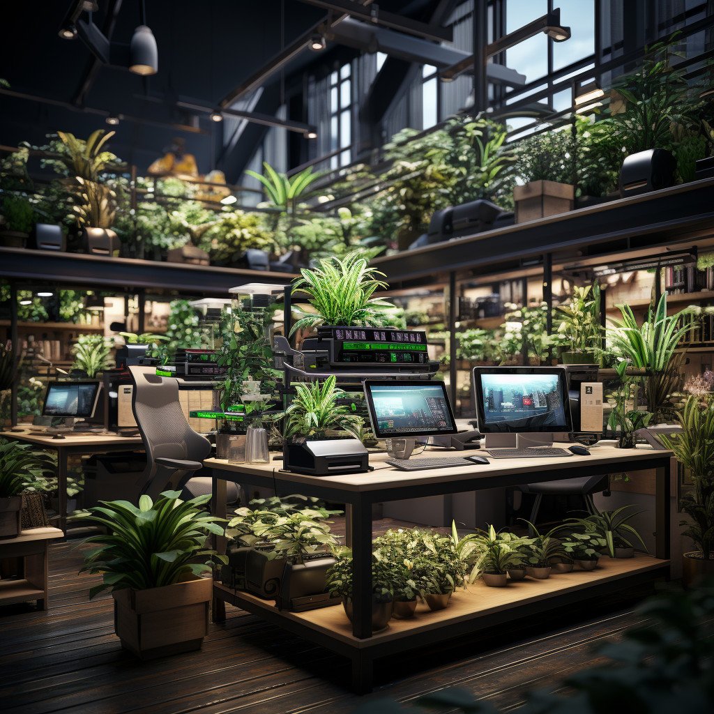 hydroponic gardening store image