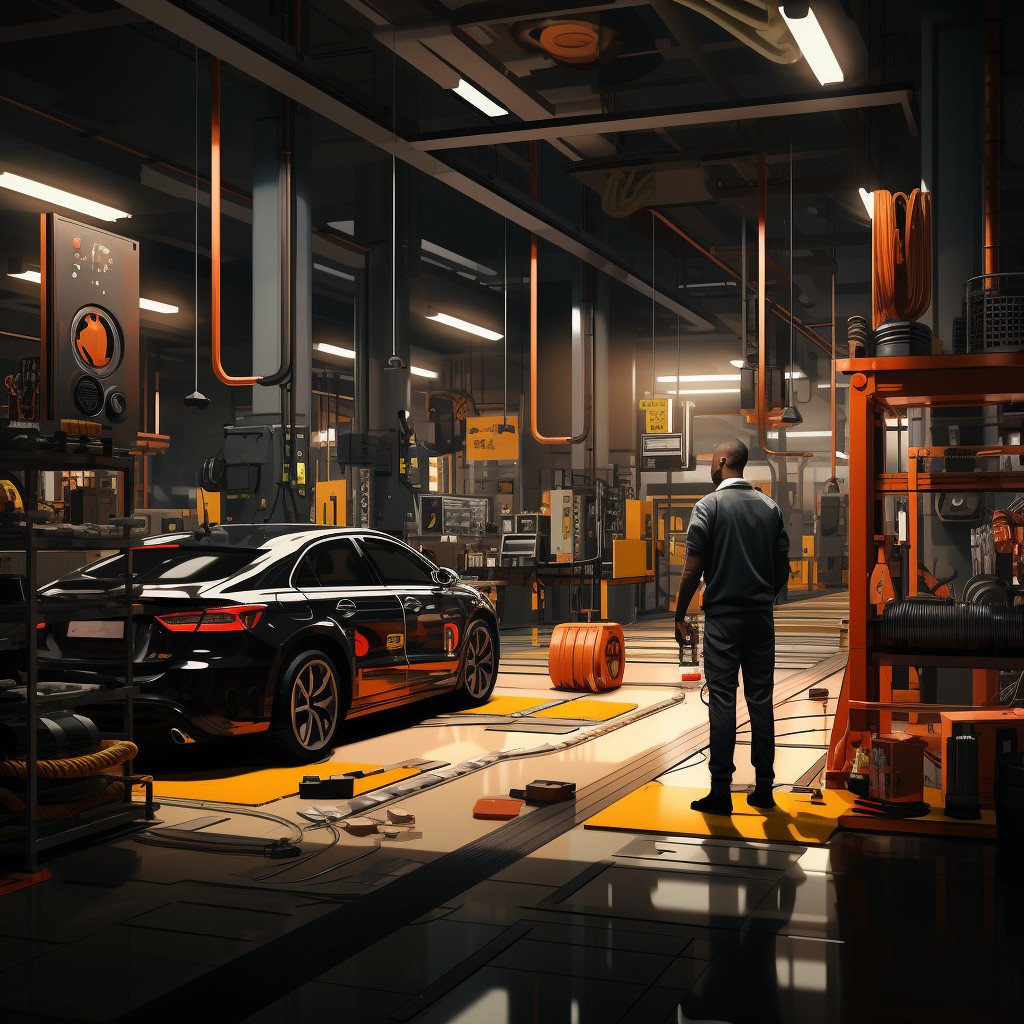 mechanic garage image