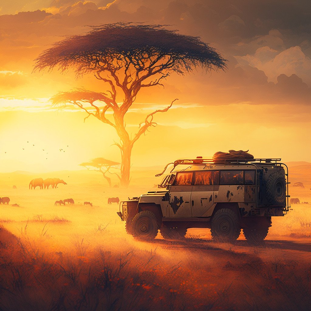 african safari image