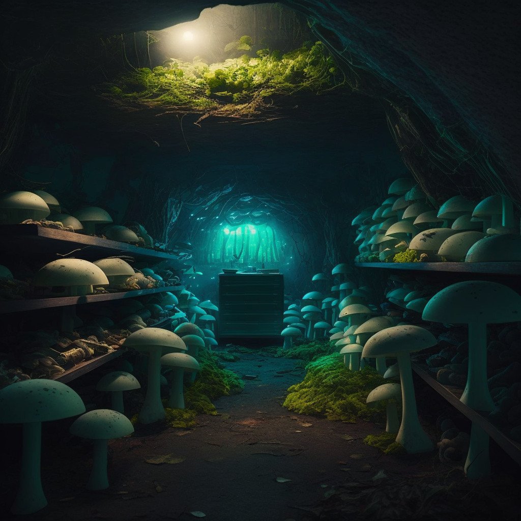 mushroom farm image