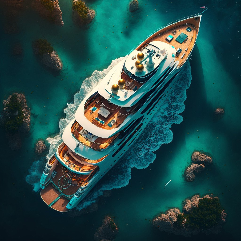 luxury yacht image